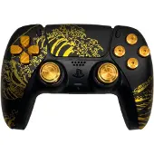 Clever Gaming Clever PS5 Custom Golden Kanagawa Wave