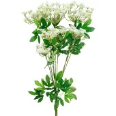 Viana Wilde wortel Kunstweidebloem Kunstbloemen 3st, 3 Stück