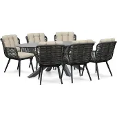 Coco Custa/Ellisse 240x107 cm dining tuinset 7-delig