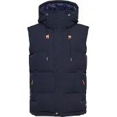 Superdry gewatteerd vest voor heren, klassiek marineblauw