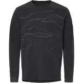 Vaude - Moab L/S Pro Shirt - Fietsshirt S, zwart/grijs