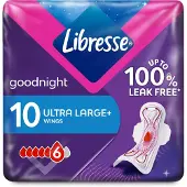 Libresse Goodnight Maandverband - 12 verpakkingen x 10 stuks