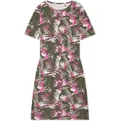 Schiesser Nachthemd ' Modern ' bruin / kaki / pink