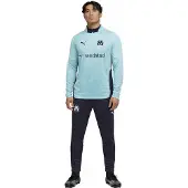 Puma Olympique Marseille Trainingspak 1/4-Zip 2025-2026 Lichtblauw Donkerblauw Wit