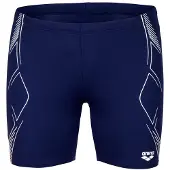 Arena - Graphic Swim Mid Jammer - Zwembroek 4, blauw