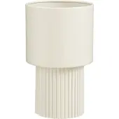 Mica Decorations Bloempot Op Voet Lux Wit D 23 H 36 Cm