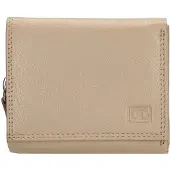 Double-D Overslag Portemonnee S RFID Licht Taupe