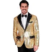 Widmann Showmaster Golden Glam Pailletten Colbert Man