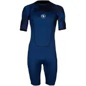 Aqua Lung Hydroflex 3-2 Mm Short Sleeve Shorty Blauw L Man