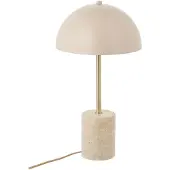 House Nordic Sheffield Tafellamp Beige Marmer