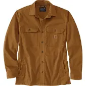 Carhartt Overhemd Men Newcastle Relaxed Shirt Brown-S