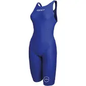 Zone3 Performance Speed Open Back Competition Swimsuit Blauw 28 Vrouw