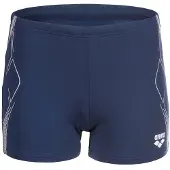 Arena - Boy's Graphic Swim Short - Zwembroek 128, blauw