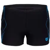 Arena - Graphic Swim Short Stripes - Zwembroek 10, zwart
