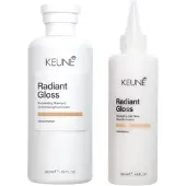 Keune Care Radiant Gloss Shampoo 300 ml & Hair Gloss 200 ml
