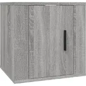 vidaXL 7-delige Tv-meubelset bewerkt hout grijs sonoma eikenkleurig