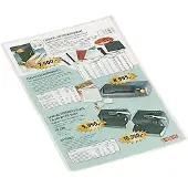 Esselte Economy Showtas- A4 formaat - 100 stuks - Transparant