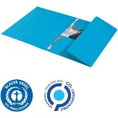 Leitz Recycle 3-flap map 3906 A4 Co2 Gecompenseerd Blauw 100% gerecycled Karton