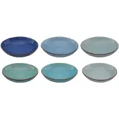 Cookinglife Pastaborden Delice Blauw ø 23 cm - 6 stuks