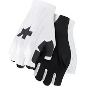 Assos RSR Speed S11 Korte Unisex Handschoenen Wit/Zwart || Maat: S