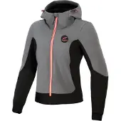 Alpinestars Stella Radium Tech Dames motorfiets zip hoodie