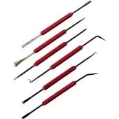 Toolcraft 6tlg. Platinen-Reinigungsbesteck