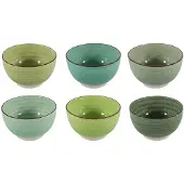 Cookinglife Soepkommen / Kommen Delice Groen ø 14 cm - 6 stuks