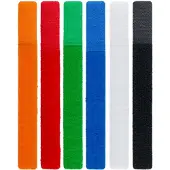 Pro kabelmanagement klittenband (17 cm) - Set van 6, diverse kleuren