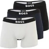 BOSS Boxershorts ecru / navy / zwart / wit