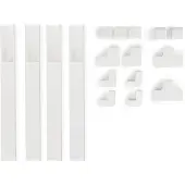 Hama 00221017 Kabelgoot (l x b x h) 100 cm x 24 mm x 14 mm Wit 4 stuk(s)