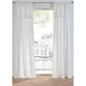 Bonprix Gordijn van biologisch katoen met borduursel (1 stuk) maat h/b: 175/110 cm