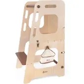 Classic World houten 2in1 leertoren en tafel verstelbaar, 90cm