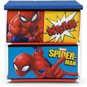 Marvel Spiderman Opbergplank Met 3 Lades Rood