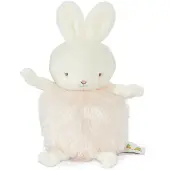 Bunnies By The Bay Roly Poly Blossom Knuffel - Knuffeldier - Geborduurde details - Konijn - 13 cm - Roze