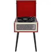 AVCOM Standing Turntable with Bluetooth Red
