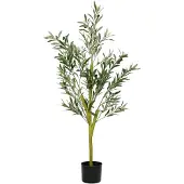 vidaXL Kunstolijfboom 450 blaadjes 120 cm groen