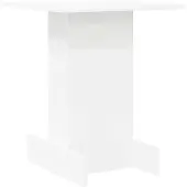 vidaXL Bijzettafel Wit 44,5 x 45 x 55 cm Bewerkt hout