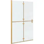 vidaXL Inloopdouche wand Goud 120 x 6,5 x 190 cm