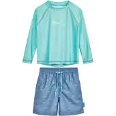 Playshoes UV-bescherming 'Hai' blauw / saffier / opaal