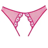 Allure Lingerie Adore Mirabelle slip met open kruis – Hot Pink