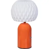Luxform Tafellamp Obidos Oranje Usb Oplaadbaar