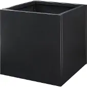 Casa.pro Plantenbak Vaargel buiten bloembak 60x60x60 cm zwart