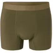 Schiesser Boxershorts ' Modern Bonded ' kaki / olijfgroen