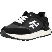 Tom Tailor Sneakers laag zwart / wit