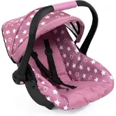 Bayer Deluxe With Cannopy-pink/dotted (67976ab) Doll Roze Kinderen