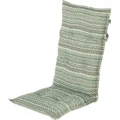 Hartman tuinmeubelen tuinstoel kussen - Anne - green print - hoge rug - 123x50x10cm