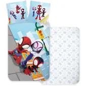 Tayroc Spiderman Squad Dekbedovertrek 100 x 135 cm - 40 x 60 cm