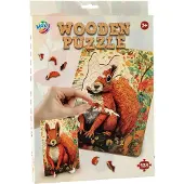 Creative Craft Group Houten puzzel squirrel unieke vorm Hout Puzzel