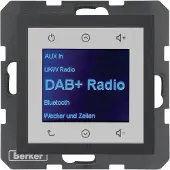 Berker Radio DAB+, Bluetooth, diverse kleuren - Radio 30841606