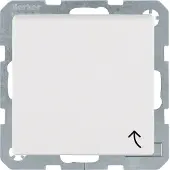Berker 47521909, Type F, Wit, Duroplast, IP44, 250 V, 16 A